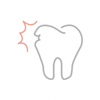 虫歯のイラスト