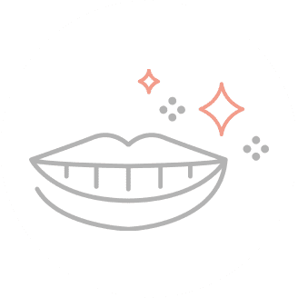 ホワイトニングのイラスト